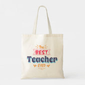 Beste leraar ooit cadeau tote bag (Achterkant)