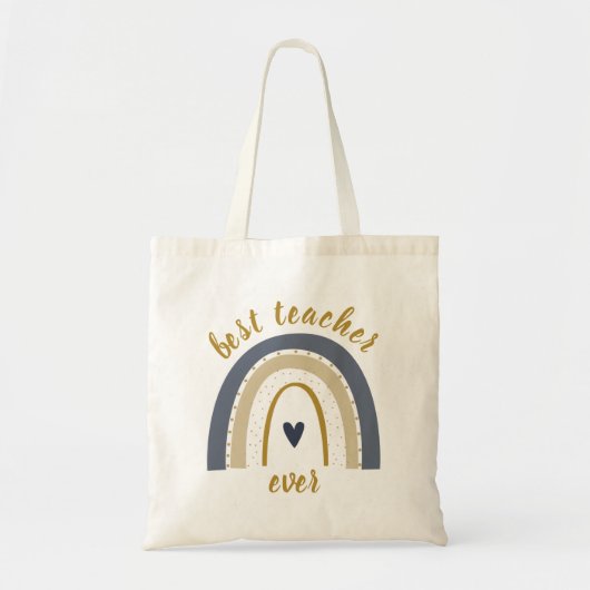 Beste leraar ooit cadeau tote bag (Voorkant)