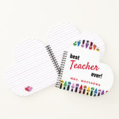 Beste leraar ooit cadeaukaartjes notitieboek (Binnen)