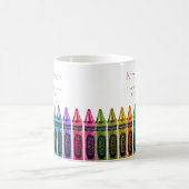 Beste leraar ooit cadeaukleurtjes koffiemok (Center)