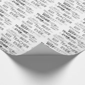 Beste leraar ooit cadeaupapier (Hoek)