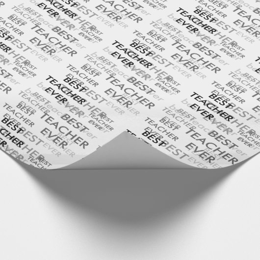 Beste leraar ooit cadeaupapier (Hoek)