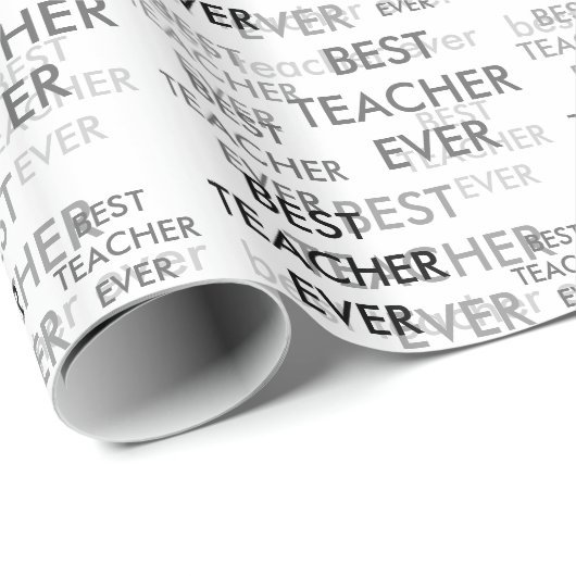 Beste leraar ooit cadeaupapier (Rol Hoek)