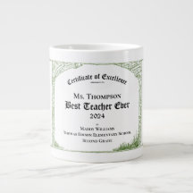 Beste leraar ooit Certificaat van uitmuntendheid