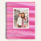 BESTE LERAAR OOIT - Custom Journal Voor Docent GIF Notitieboek (Voorkant)