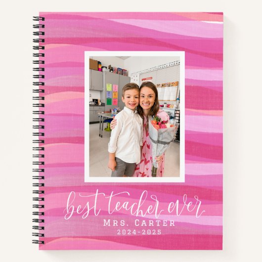 BESTE LERAAR OOIT - Custom Journal Voor Docent GIF Notitieboek (Voorkant)