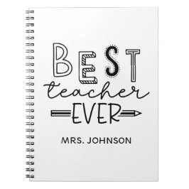 Beste leraar ooit - Cute Teacher Appreciation Notitieboek
