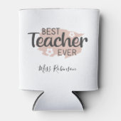 Beste leraar ooit esthetische leraar waardering blikjeskoeler (Voorkant)