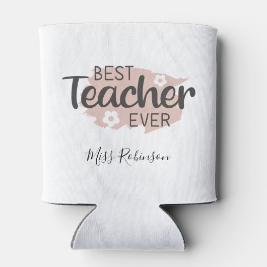 Beste leraar ooit esthetische leraar waardering blikjeskoeler (Achterkant)