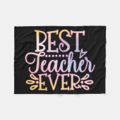 Beste leraar ooit fleece deken (Voorkant (Horizontaal))