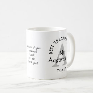 BESTE LERAAR OOIT gepersonaliseerd Koffiemok
