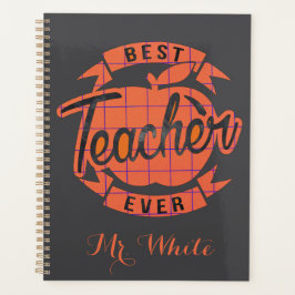 Beste leraar ooit gepersonaliseerd planner