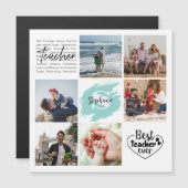 Beste leraar ooit gepersonaliseerde fotocollage (Voorkant / Achterkant)
