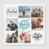 Beste leraar ooit gepersonaliseerde fotocollage (Voorkant)