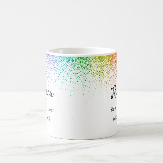 Beste leraar ooit Glitter Mok (Center)