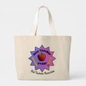 Beste leraar ooit! grote tote bag (Achterkant)