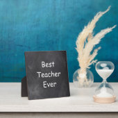 Beste leraar ooit in Chalkboard Design Gift Idee Fotoplaat (Insitu)