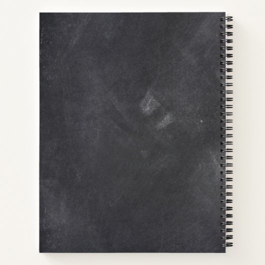 Beste leraar ooit in Chalkboard Design Gift Idee Notitieboek (Achterkant)