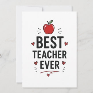 Beste Leraar Ooit  Kaart