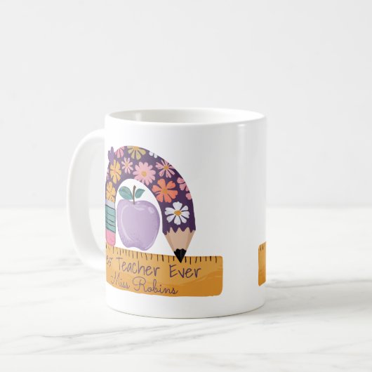 Beste leraar ooit koffiemok (Voorkant links)