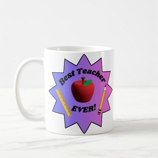 Beste leraar ooit! koffiemok (Links)