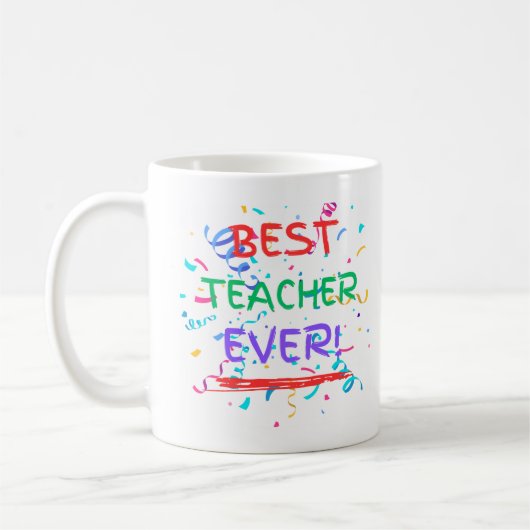 Beste leraar ooit koffiemok (Links)