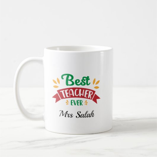 Beste Leraar Ooit Koffiemok (Links)