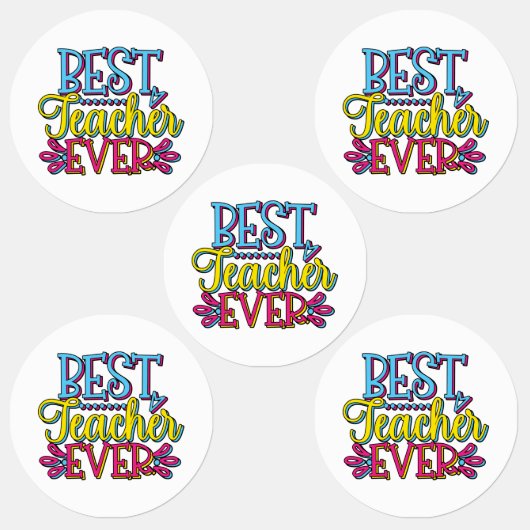 Beste leraar ooit labels (Groep)