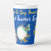 Beste leraar ooit latte mok (Voorkant)