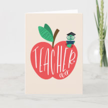 Beste leraar ooit, Leraar waardering Dank u