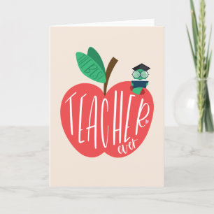 Beste leraar ooit, Leraar waardering Dank u Bedankkaart