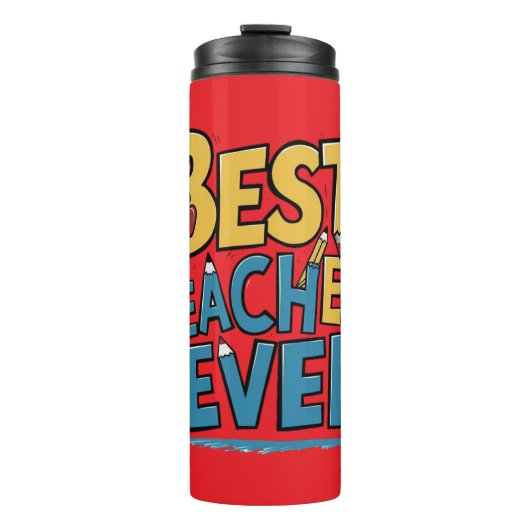 Beste Leraar Ooit Lerarendag Thermosbeker (Voorkant)