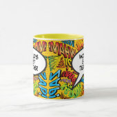 Beste Leraar Ooit Leuk Retro Strip Pop Art Mok (Midden)