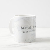 (BESTE LERAAR OOIT) MARBLE KOFFIEMOK (Voorkant links)