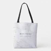 (BESTE LERAAR OOIT) MARBLE TOTE BAG (Achterkant)