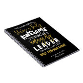 beste leraar ooit met pensioen - boegenvriendin notitieboek (Rechterzijde)