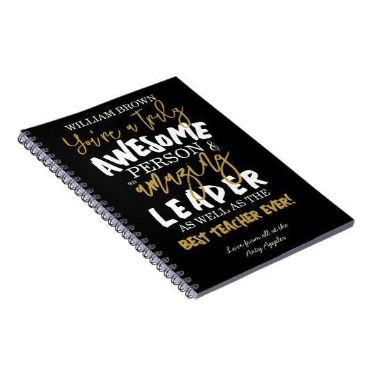 beste leraar ooit met pensioen - boegenvriendin notitieboek (Rechterzijde)