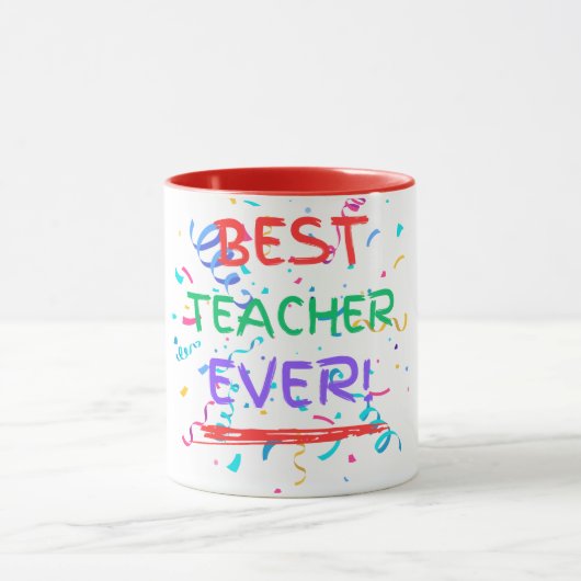 Beste leraar ooit mok (Midden)