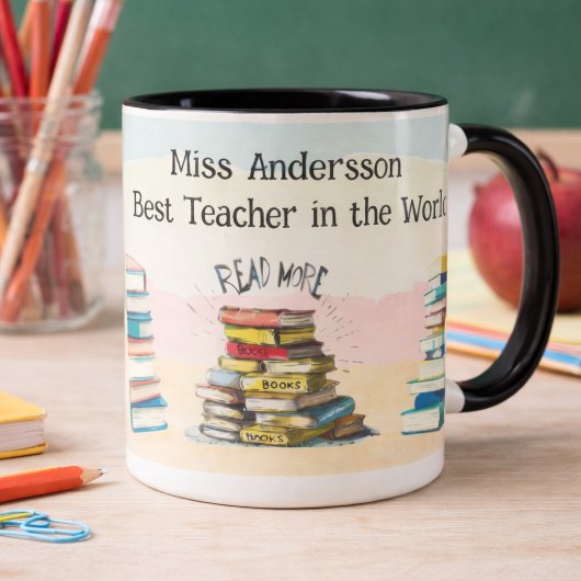 Beste Leraar Ooit Mok Gepersonaliseerd Cadeau