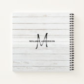 BESTE LERAAR OOIT Monogram Dagboek Bedankt Notitieboek (Achterkant)