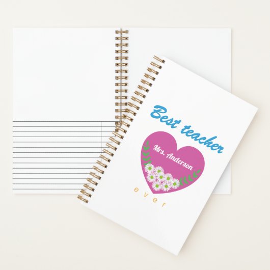 Beste leraar ooit notitieboek (Binnen)