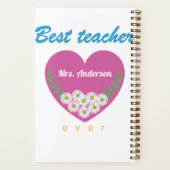 Beste leraar ooit notitieboek (Achterkant)