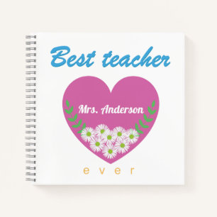 Beste leraar ooit notitieboek