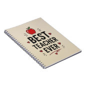 Beste Leraar Ooit  Notitieboek (Rechterzijde)