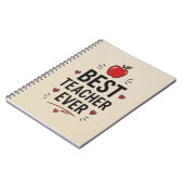 Beste Leraar Ooit  Notitieboek (Linkerzijde)
