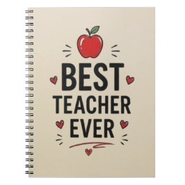 Beste Leraar Ooit Notitieboek