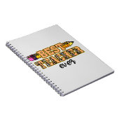 Beste leraar ooit notitieboek (Rechterzijde)
