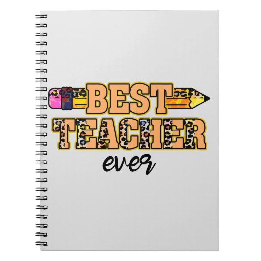 Beste leraar ooit notitieboek (Voorkant)