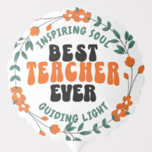 Beste leraar ooit party ballon