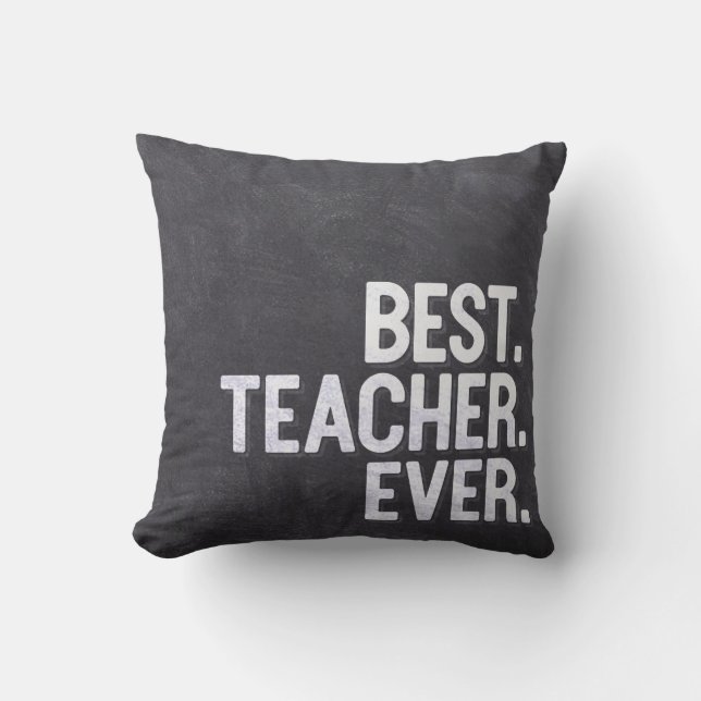 Beste Leraar Ooit - Periode Schoolbord Kussen (Voorkant)